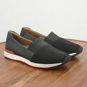 Stylish Black and Red Women's Loafers